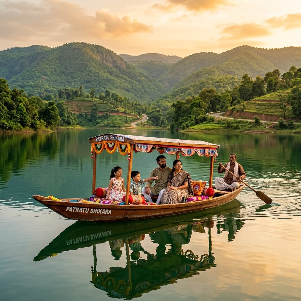 Boating & Shikara Rides at Patratu Valley - Peaceful boat rides on serene waters